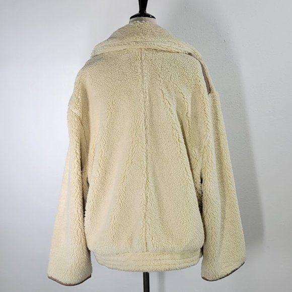 FREE PEOPLE joplin cozy sherpa jacket Sz XL  NEW - Picture 5 of 10